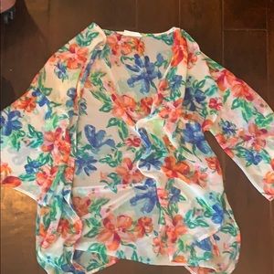 Mid sleeved cover up